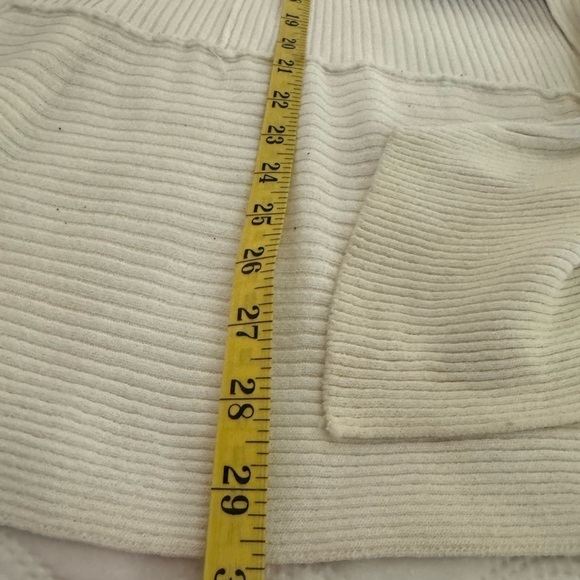 Belldini Ombre Longline Cardigan grey to off white, stretchy.  Size S - Picture 7 of 9